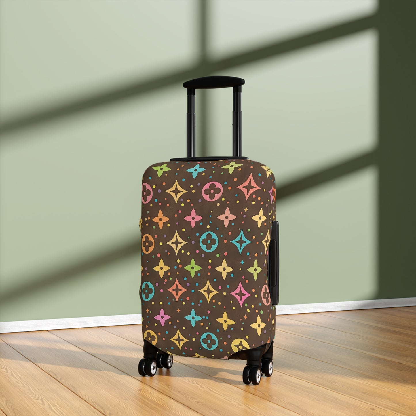 Brown Luxury Style Monogram Luggage Cover
