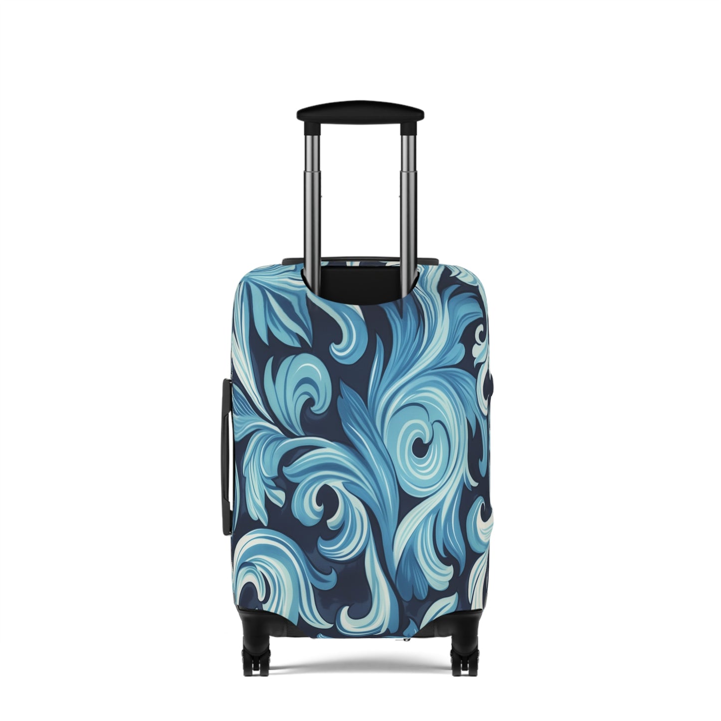 Luxury Blue Abstract Luggage Cover