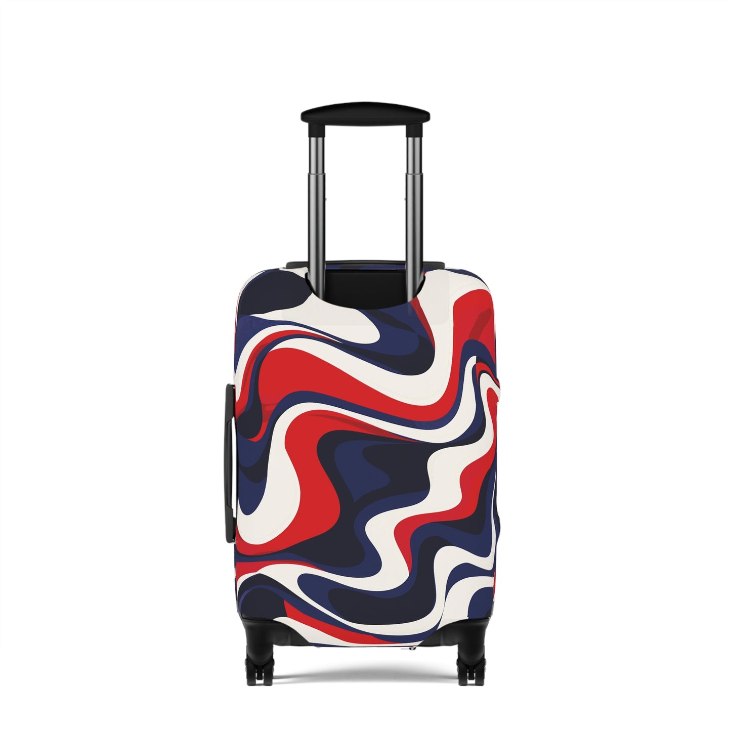 Abstract Red & Blue Luggage Cover