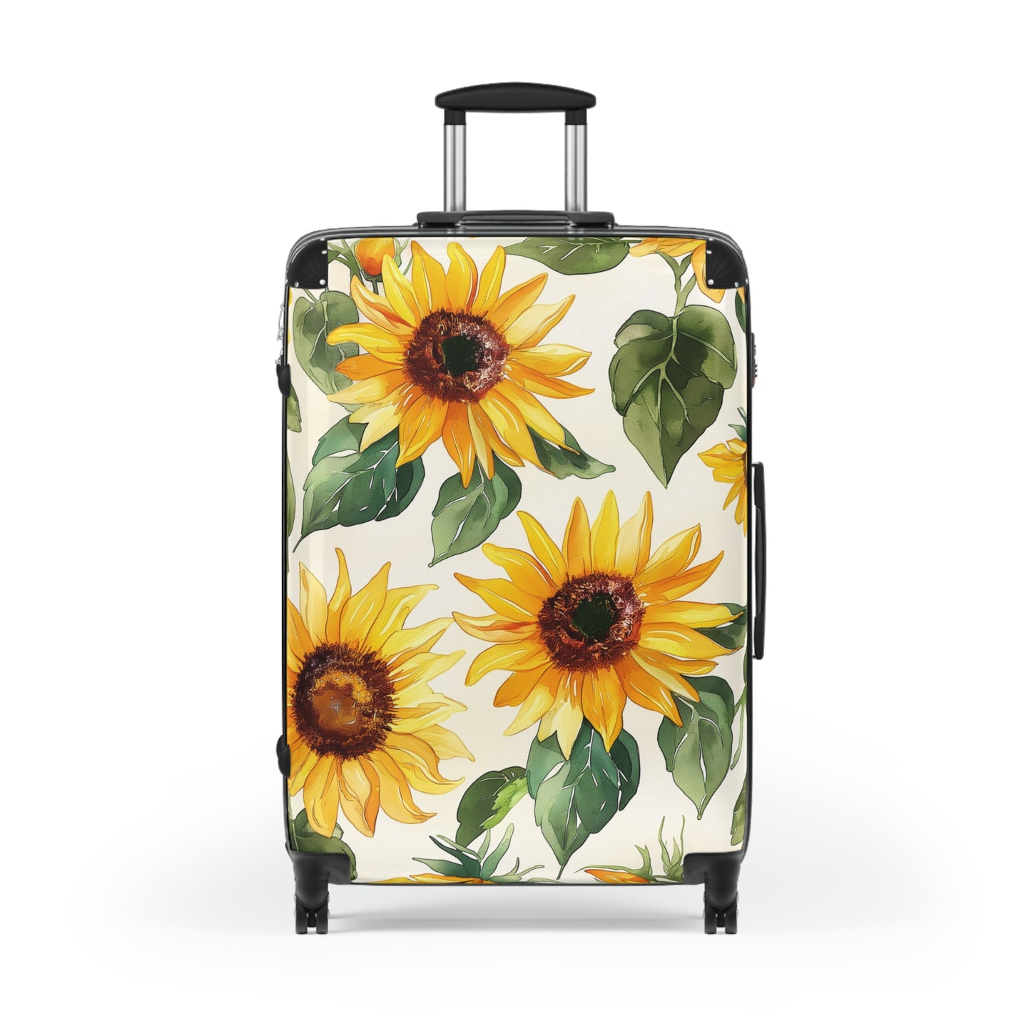 Sunflower Floral Suitcase