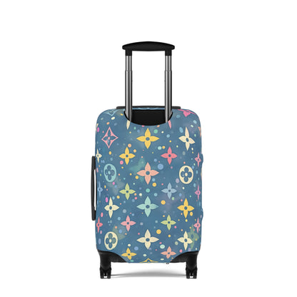 Baby Blue Pastel Luxury Designer Luggage Cover