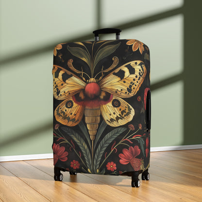 Witchy Moth Boho Luggage Cover