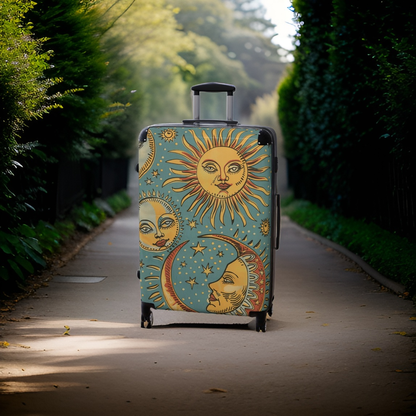 Celestial Light Blue Suitcase