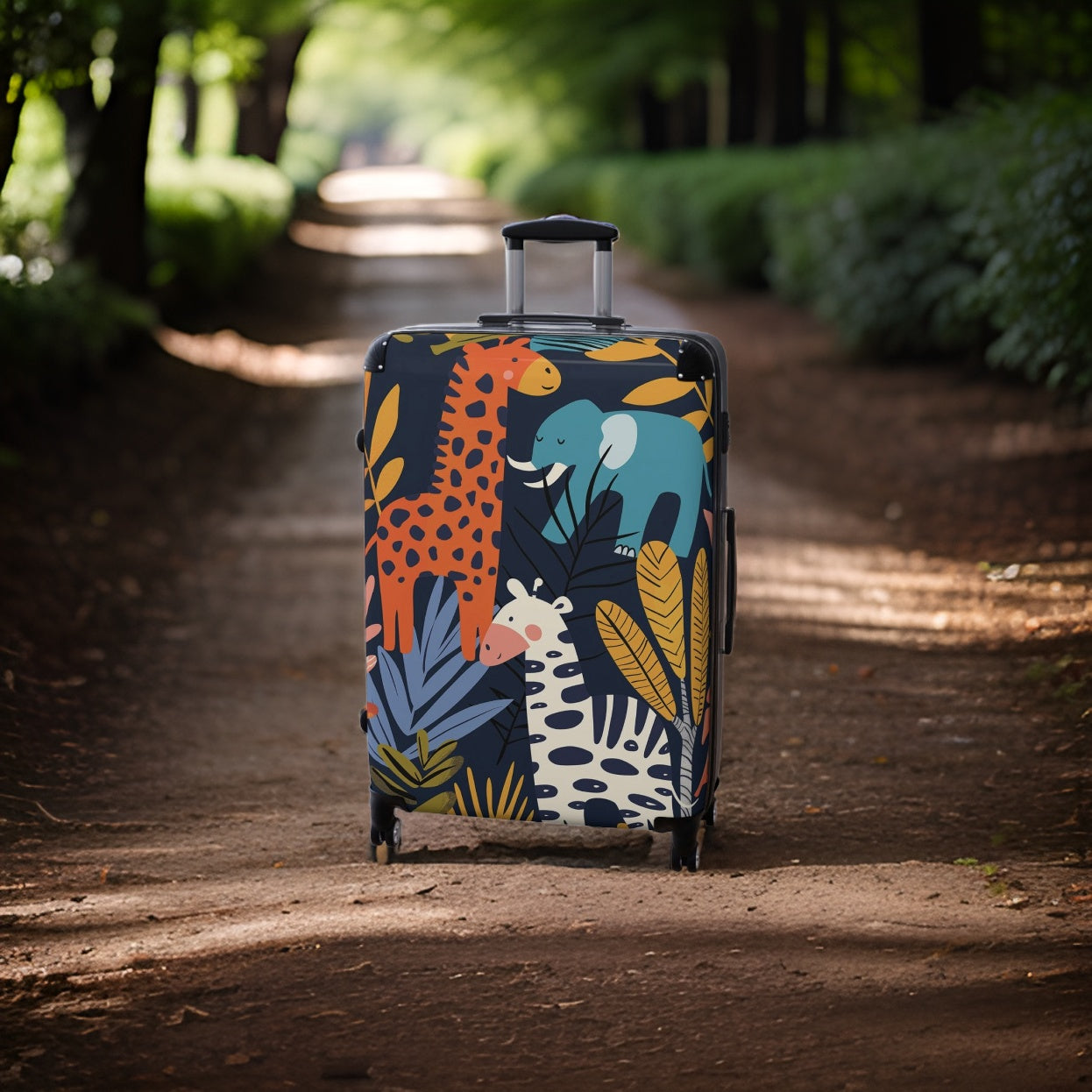 Children's Safari Animal Suitcase