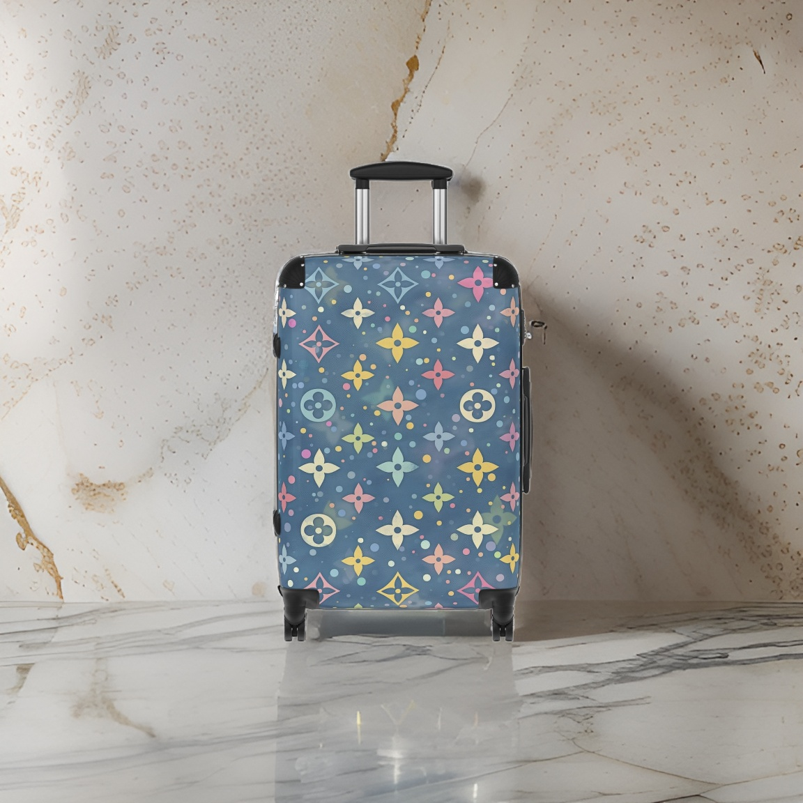 Baby Blue Ladies Luxury Designer Suitcase