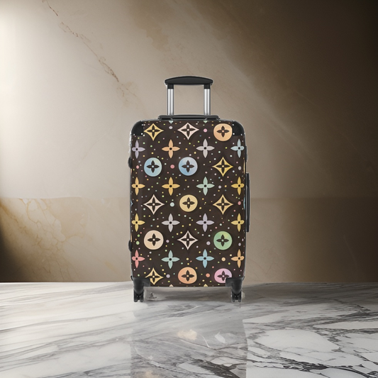 Brown Monogram Luxury Suitcase