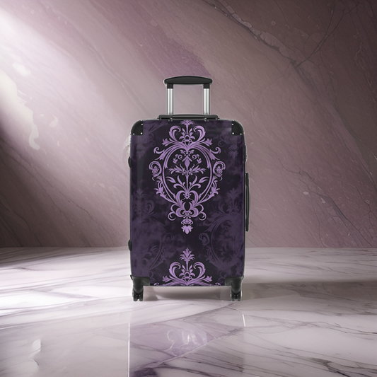 Elegant Purple Hardshell Suitcase