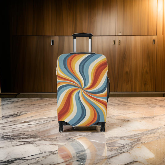 Hippy 70's Style Retro Luggage Cover