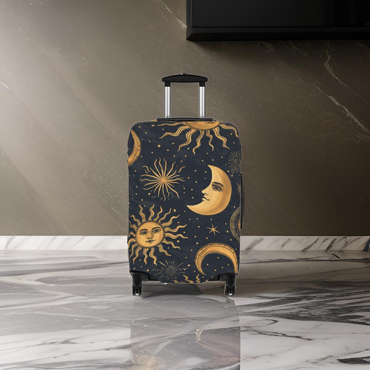 Sun & Moon Astrological Luggage Cover