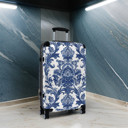 Blue Elegant Victorian Women's Suitcase