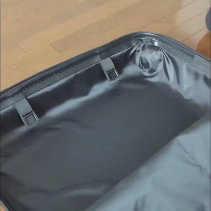 Beige Luxury Designer Monogram Suitcase